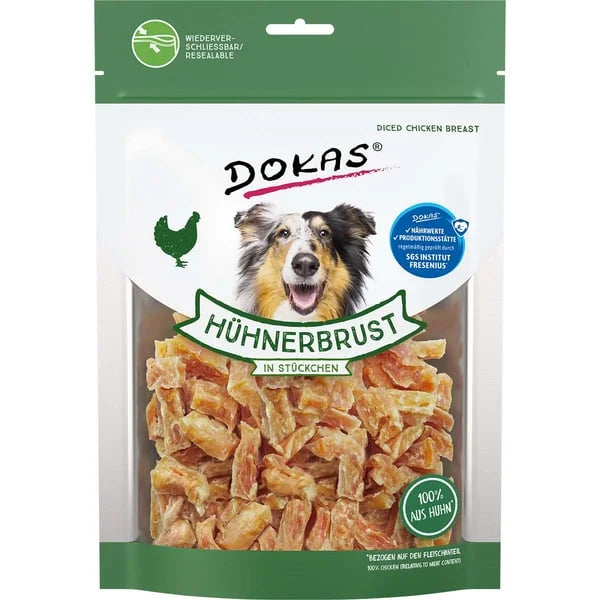 Dokas Hühnerbrust in Stückchen 70g