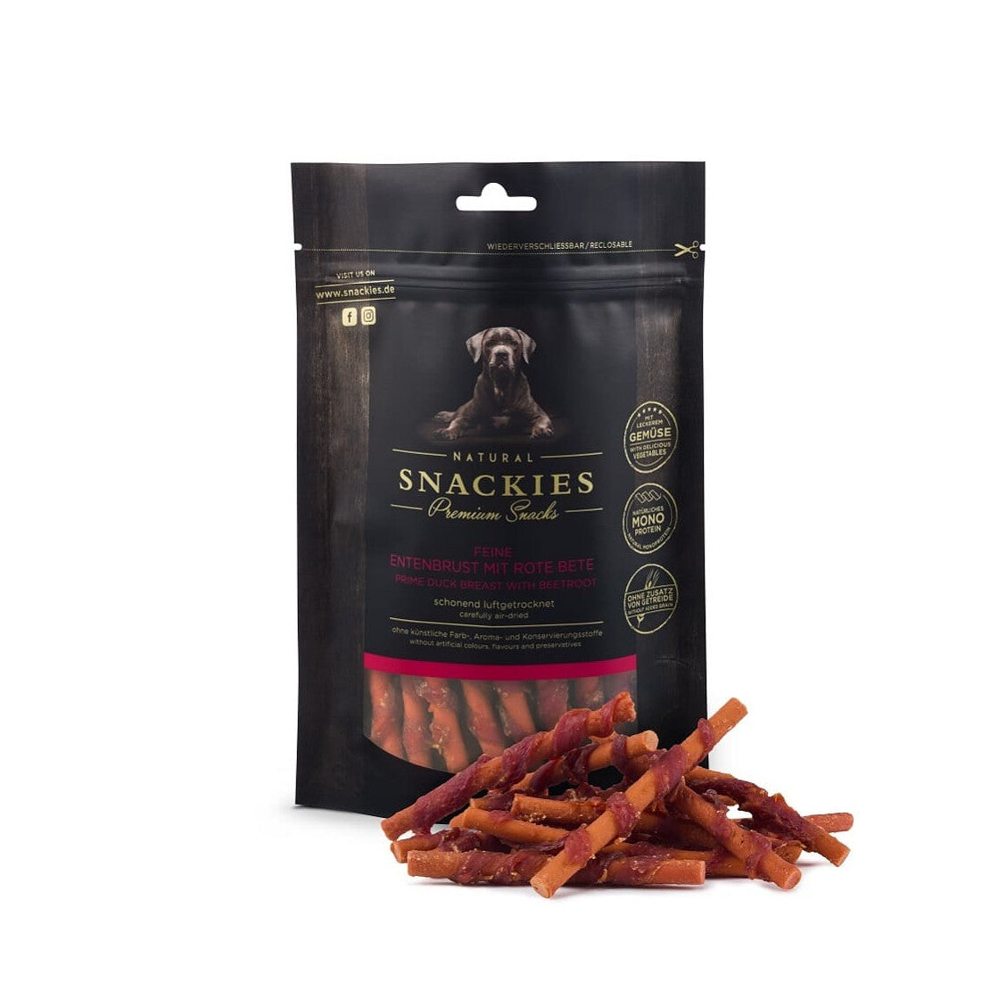Snackies Ente mit Rote Beete 80g