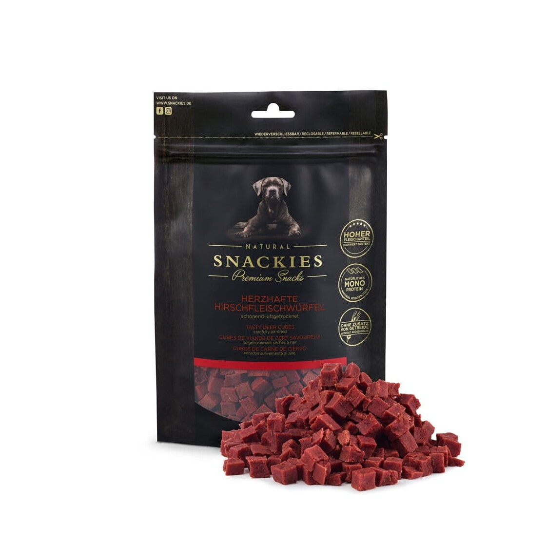 Snackies Hirschfleischwürfel 170g