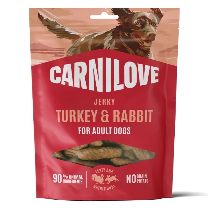 Carnilove Jerky Truthahn & Kaninchen 100g