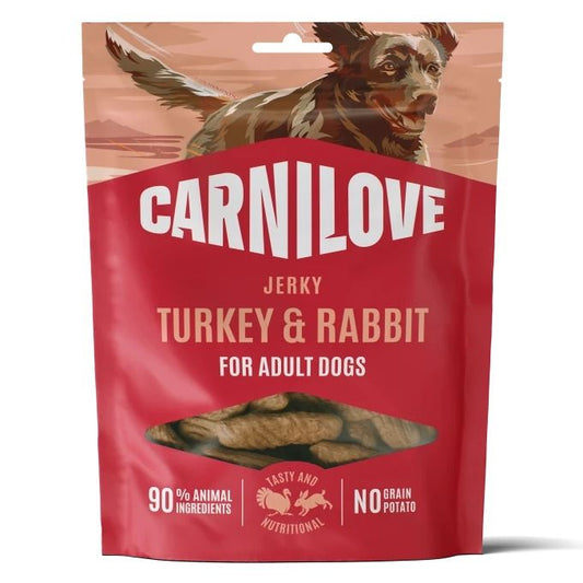 Carnilove Jerky Truthahn & Kaninchen 100g
