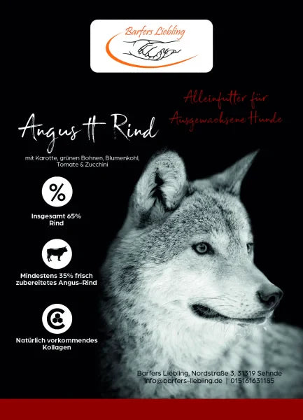 Superfood Trockenbarf Angus-Rind 6kg