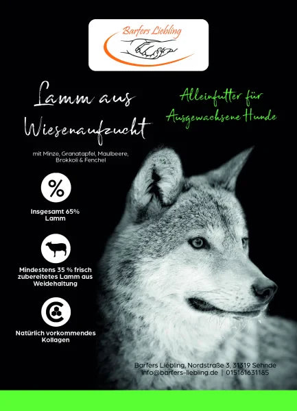 Superfood Trockenbarf Wiesenlamm 2kg